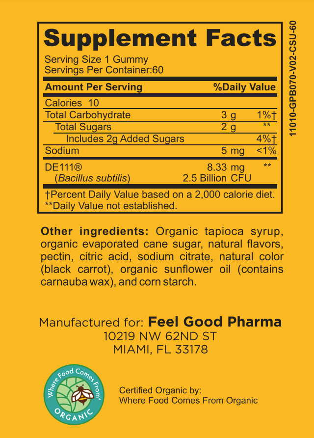 Kids Organic Probiotic Gummies